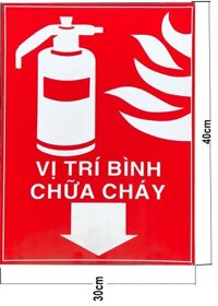 Bảng báo hiệu vị trí đặt bình chữa cháy loại tốt