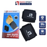 Băng bảo vệ cổ tay ,Tập gym, cầu lông, tennis... Bó cổ tay Chống chấn thương KUNOSPORT - KHÔNG XỎ NGÓN