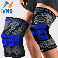 Băng Bảo Vệ Khớp Gối Thể Thao 360 VN017  ATHLETES KNEE PROTECTOR  1 ĐÔI . Phù hợp đá banh, chạy bộ, bóng chuyền, bóng rổ, cầu lông, leo núi, đạp xe, tập luyện thể hình, chấn thương đau nhức gối - Đen  - M