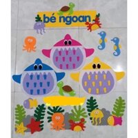 bảng bé ngoan bé đến lớp