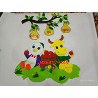 Bảng bé ngoan Decor Mầm Non Khánh Chi 370