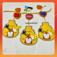 Bảng bé ngoan hình tổ ong steam trang trí lớp học - Decor Mầm Non 298