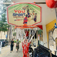 bảng bóng rổ treo tường và hàng rào size bóng 5,6,7- bảng bóng rổ treo tường
