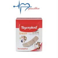 Băng cá nhân màu da  TIGER PLAST SHEER bảo vệ vết thương - xuất xứ Thái Lan