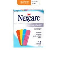 Băng cá nhân Nexcare neon plastic gói 9 miếng (19 x 72 mm)