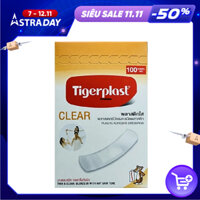 Băng cá nhân Tigerplast Clear Plastic Adhesive Pressing, trong suốt