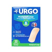 BĂNG CÁ NHÂN URGO WASHPROOF LARGE (HỘP 30 MIẾNG)