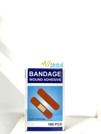 Băng Cá Nhân Vải Y Tế Bandage Loại 100 miếng/hộp