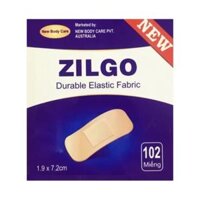 BĂNG CÁ NHÂN ZILGO (HỘP 102 MIẾNG)