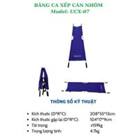 Băng ca xếp cán nhôm UCX-07