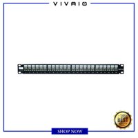 Bảng cắm Patch panel VIVANCO CAT.6A 24-port Shielded