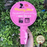 Bảng cầm tay in thông tin shop, quảng cáo bán hàng online, chụp ảnh sản phẩm, bảng hiệu shop