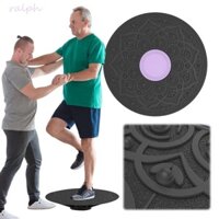 Bảng cân bằng Yoga RALPH, Ban huấn luyện cân bằng Massage chân chống trượt, Huấn luyện viên ổn định Họa tiết Mandala đa chức năng Wobble Core Huấn luyện viên nam nữ