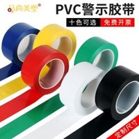 Băng cảnh báo PVC ngựa vằn đen và vàng băng qua mốc nhãn dán phân vùng mặt đất xưởng logo bảng màu định vị sàn bang dinh phan quang