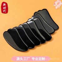 Bảng cạo hình lông vũ obsidian, gậy massage huyệt, dụng cụ massage mặt toàn thân