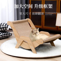 Bảng cào mèo sisal, ghế sofa cho mèo, võng gỗ cho thú cưng, đệm cào ổn định