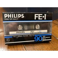 Băng cassette Philips FE-I 90 mới nguyên (Made in Belgium)