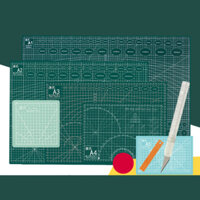Bảng cắt tự liền khổ A4 - dụng cụ thủ công mỹ nghệ bảng lót cắt kỹ thuật cutting mat chất liệu nhựa dẻo