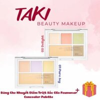 Bảng Che Khuyết Điểm - Triệt Sắc Clio Founwear Concealer Palette