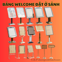 Bảng Chỉ Dẫn, Bảng Menu, Bảng Thông Báo Nhà Hàng Khách Sạn, Bảng Welcome Đặt Sảnh Nhà Hàng Khách Sạn