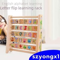 Bảng chữ cái giáo dục bằng gỗ Bàn tính Đồ chơi học tập động vật cho trẻ mẫu giáo