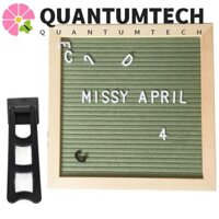 Bảng chữ cái nỉ QUANTUMTECH, Bảng tin có khung bằng nhựa có thể thay đổi, Bộ chữ cái cao cấp Móc treo tường 460 nhân vật Bảng tin nỉ Thông báo cho bé