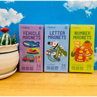 Bảng chữ cái, số nam châm cho bé Mideer Letter, Number Magnets, Đồ chơi giáo dục cho bé