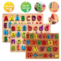 Bảng Chữ Cái Tiếng Việt Nổi - Đồ Chơi Bằng Gỗ Trí Tuệ Dành Cho Bé