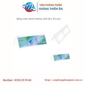 Bảng chức danh Xukiva 193