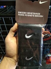 Băng cổ tay – Nike đen (2 cái)