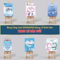 [Bảng Cổng Cưới DOAEMON ] Bảng Cổng Cưới, Bảng Tên Dâu Rể, Bảng Welcome Trang Trí Đám Cưới