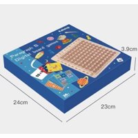 Bảng cửu chương 2in1 giúp bé học toán Cộng, trừ, nhân, chia ( bộ/thùng)