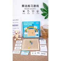 Bảng Cửu Chương Gỗ Cho Bé