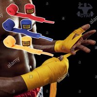 Băng đa boxing quấn tay đấm bốc - Băng quấn tay boxing wolon tập võ bằng vải cotton 3m , 5m bền đẹp