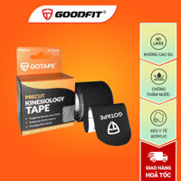 Băng dán cơ thể thao GoodFit Gotape, cuộn Pre-cut, 5cm5m, chất liệu Rayon cao cấp, không chứa cao su - Set 3 miếng Tape