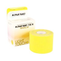 Băng dán hỗ trợ vận động Kinesio Taping - Kinesio Tex Gold LT - Cuộn 0.5cm x 5m - Vàng