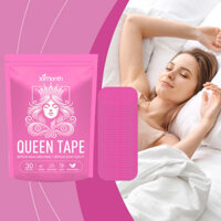 Băng dán miệng cho nữ, băng dán miệng ngủ 30 miếng, băng y tế thoáng khí chống ngáy, màu hồng