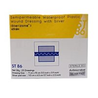 Băng dán phẫu thuật chống thấm nước có gạc vô trùng chứa bạc kháng khuẩn STERIZONE ST86 – 4150-ST86 Likima