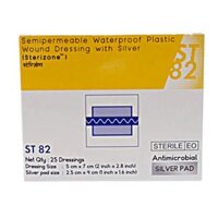 Băng dán phẫu thuật chống thấm nước có gạc vô trùng chứa bạc kháng khuẩn STERIZONE ST82 – 4150-ST82 Likima