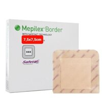 Băng dành cho vết thương tiết dịch Mepilex Border (Molnlycke) 7,5x7,5cm ( giá 1 miếng)