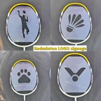 Bảng Đánh Dấu Bằng Nhựa In LOGO Vợt Cầu Lông / Tennis