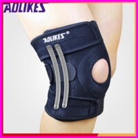 Băng Đầu Gối Silicon Thể Thao, Bó Gối Bóng Đá, Cầu Lông, Gym 4 Lò Xo _Thor