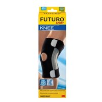 Băng đầu gối thể thao 3M Futuro Sport Knee đàn hồi dễ điều chỉnh bảo vệ vượt trội 47550EN