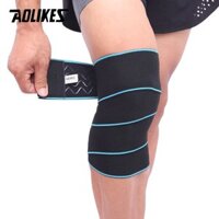 Băng đầu gối thể thao co dãn AOLIKES A-1517 Sport knee support - Blue