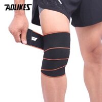 Băng đầu gối thể thao co dãn AOLIKES A-1517 Sport knee support - Orange