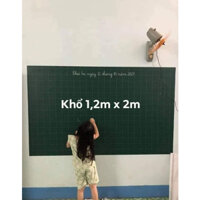 Bảng Decal dán tường. Bảng viết phấn có dòng kẻ ô ly tiểu học. Đồ dùng học tập cho bé.