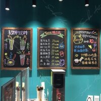 Bảng đen menu treo tường,cafe, trà sữa, quầy trưng bày giá quầy hàng giá sản phẩm, bảng hiển thị quảng cáo