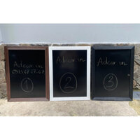 Bảng đen một mặt viết phấn hoặc bút dạ, nắng mưa thoải mái - Adecor