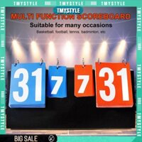 Bảng điểm cầu lông 4 chữ số Bảng điểm bóng bàn bằng nhựa dành cho trọng tài thể thao