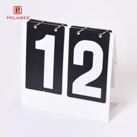 Bảng điểm lật bóng rổ HILABEE Có thể gập lại Máy tính để bàn nhẹ chuyên nghiệp đa năng dành cho cầu lông Cuộc thi bóng đá ngoài trời